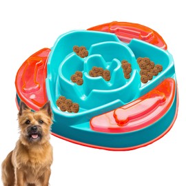 K9 Pursuits Forage Flapper Feeder & Puzzle For Dogs | Slow Feeder Bowl & Treat Dispenser Dog Toy | Lovely Indestructible Dog Toys For Large Dogs & Small Puppies