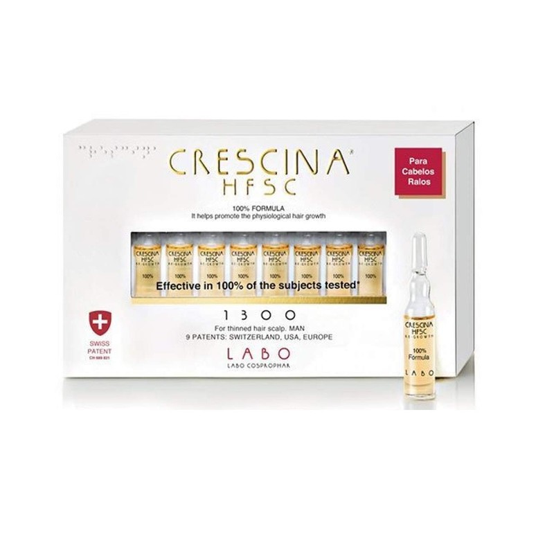 Crescina HFSC Hair Growth Treatment Thinned Hair Scalp For Men