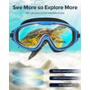 seasprint Swim Goggles, Wide View Clear View Swimming Goggles for