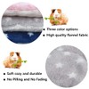3 Pieces Small Animal Plush Bed Warm Fluffy Puppy Blanket