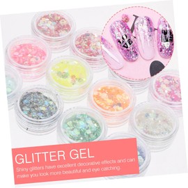 FRCOLOR 12 Cajas de Brillantina Corporal de Purpurina para Rostro y Cuerpo Efecto Decorativo, Fácil de Usar para Halloween y Festivales