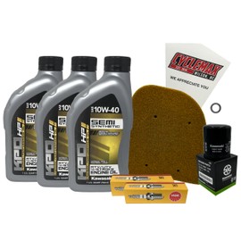Cyclemax Semi-Synthetic KPO Tune-Up Kit compatible with 2002-2003 Kawasaki PRAIRIE 650