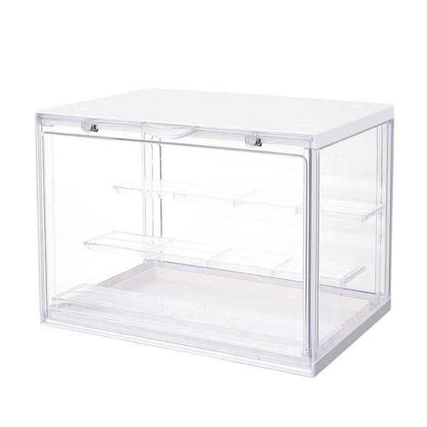 seewavom Acrylic Clear Display Case Dustproof Blind Box Transparent Assemble