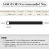 JASGOOD Men&Women Canvas Belt Web Fabric Casual Belt with Black
