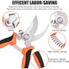 4 Pack Garden Pruning Shears Set,Heavy Duty Garden Bypass Pruning