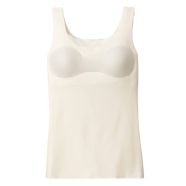 Wacoal KIDS JUINOR (ワコール キッズ ジュニア) Girls, Stretches a Lot and is Comfortable, Sweat Absorbent, Quick Drying, Removable Pads, Girls CZX351【GOCOCi】Bra Top, Sleeveless (with Pads), IV, M