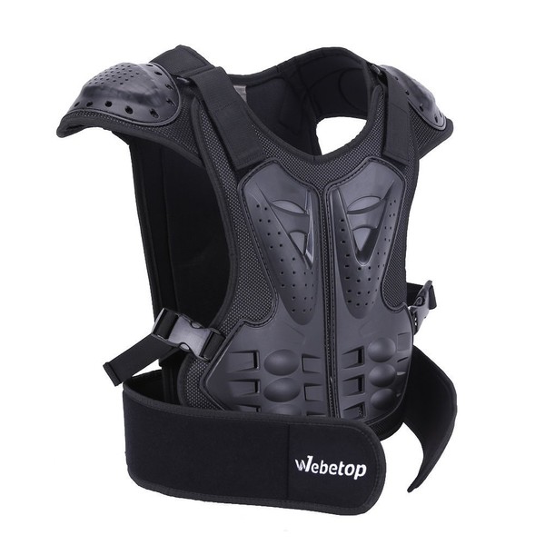 Webetop Kids Chest Protector Motocross Chest Protector Youth Dirt Bike Body Chest Spine Protector L