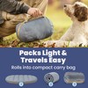 Travel Dog Bed (42" x 30") – Foldable, Roll-Up Camping