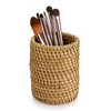 JuxYes Handmade Rattan Pencil Holder Woven Pen Container Pen Cup