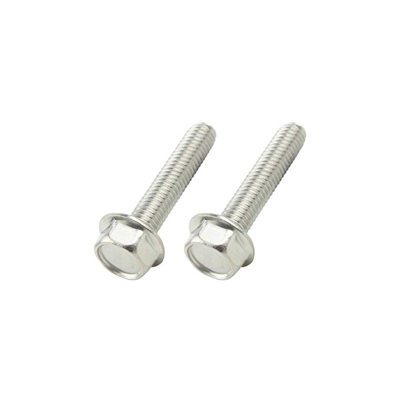 POSH M6X30 920630-S2 Motorcycle Supplies, Flange Hex Bolts, Stainless Steel,