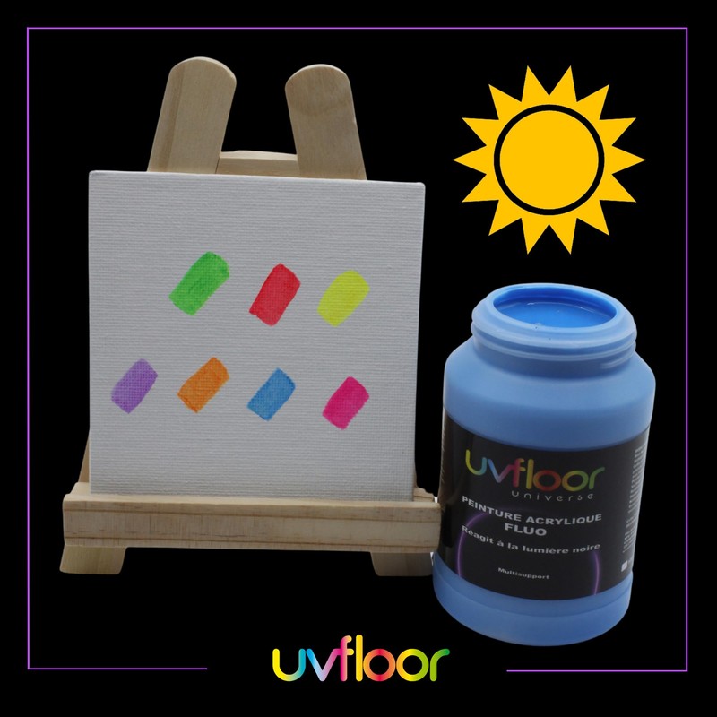UV Floor - Acrylic Paint - Special Black Light and