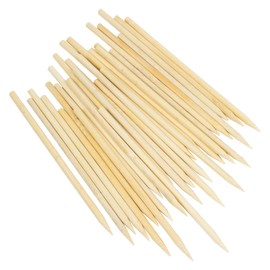 Chef Craft Select Bamboo Apple Sticks, 6 inch 30 Piece Set, Natural