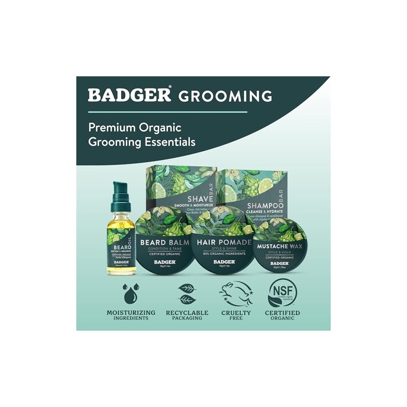 BADGER Beard Grooming Kit, 1 Each