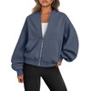 Trendy Queen Womens Zip Up Sweatshirts Jackets Oversized Fall Outfits