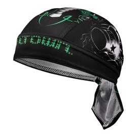 Bandana Cap, Unisex Headscarf, Quick-Drying Skull Cap, Men's Cycling Hat, Breathable Headband, Adjustable Headband, UV Protection, Pirate Scarf, Pirate Cap, Headwear for Jogging Cycling