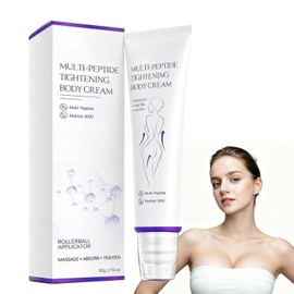 Multi-Peptide Massaging Body Roller Cream, Hydrating Firming Lifting Body Cream with Natural Ingredients, Evens Skin Tone, Supports Smooth & Youthful-Looking Skin, Suitable for All Skin Types (1 Pcs)