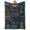 Rajahubri Gaming Throw Blanket Gamer Game Controller Blanket Ultra Soft