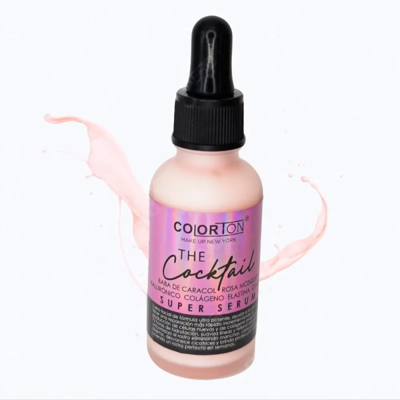 Sérum Facial Colorton 30ml Antiedad Ácido Hialurónico Rosa Mosqueta
