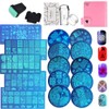 LiBiuty Nail Templates Nail Plates Nail Stamping Templates Stamper Scraper