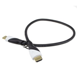kenable Certified Ultra High Speed HDMI 2.1 Cable 8K@60/4K@120 48Gbps White Plug 0.5m [0.5 metres]