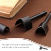 Diudus 3 Sizes Leather Corner Punch 0.98/1.18/1.57 Inch V-Shaped Leather