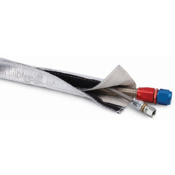 DEI Heat Shroud 1in I.D. x 3ft - Aluminized Sleeving