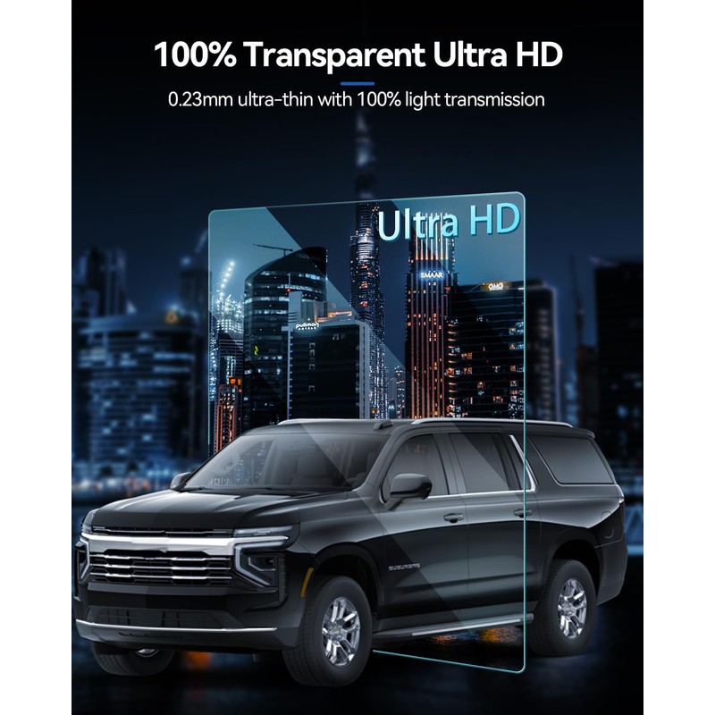LANTU 4PCS Car Screen Protector for 2025 Chevy Suburban LS/LT/RST/Z71/Premier/High