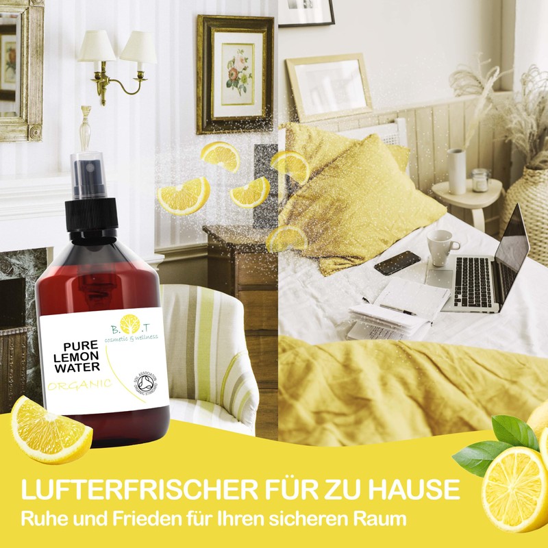 Organic Lemon Hydrol Lemon Blossom Water 100% Natural 100 ml