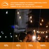 Achin 100FT Outdoor String Lights LED Dimmable Patio Lights String