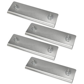 Stainless Steel Mud Flap Clamps for Semi Trucks, 1/4" - 1/2" Mud Flap Hanger Rubber Mudflaps for Protection and to Secure Mud Flaps, Replace 8591100