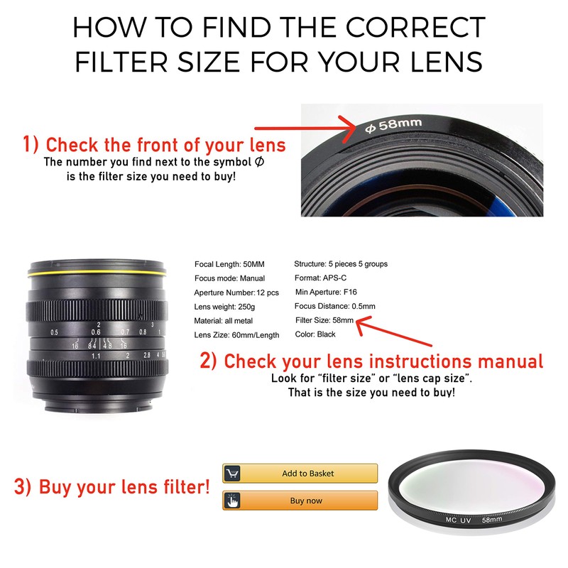 Ares® MC UV Filter 77 mm for Tokina AF 11