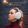 IHCEMIH Ear Muffs, Women Earmuffs Winter Accessories Fluffy Plush Foldable