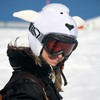 COOLCASC WHITE SHEEP Multisport Helmet Cover