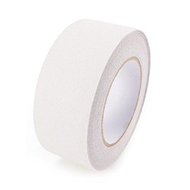 2" x 16' Roll Rubberized Anti Slip Safety Tape Non Skid Stair Step Grip Boat (White)