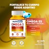 MultiBlue - Omega 3 Salmon Oil 60 Capsulas  Con Aceite de Pescado, EPA, DHA, CoQ10, Vitamina D3 y E  Sin Gluten, 100 Naturales, Libres de OMG...      