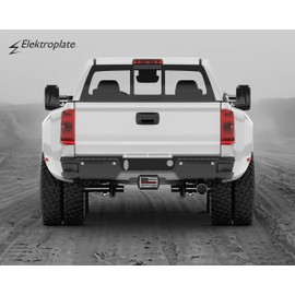 Elektroplate Firefighter Thin Red Line USA Flag All Metal Black Hitch Cover for Trucks and SUVs | Fits Standard 2" Trailer Hitch Receivers | Premium Weatherproof