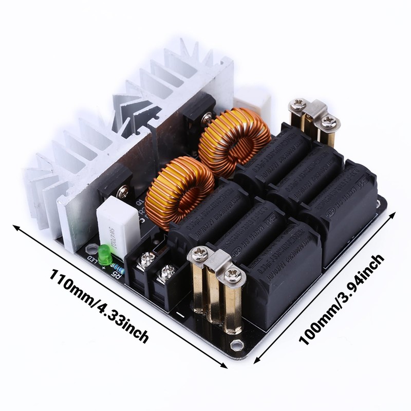 1000W ZVS Low Voltage Induction Induction Heater Coil Kit Induction
