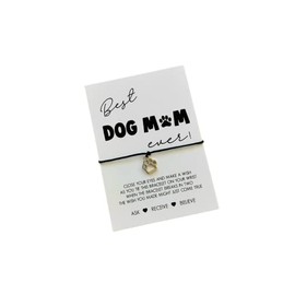 Dog Mom wish bracelet | Dog Mom gift | Gift for a Dog Mom Mother's day gift for a dog mom Present for Mothers day