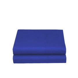 Elegant Comfort Luxury Ultra Soft Single Flat Sheet Special Treatment Construction Twin, Royal Blue