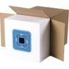 f-tronic Thermofix-Gerätedose für wärmenbrückefreie Dämmung, blau, EPS20/Multi