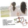 Mikinona 3sets Unique Dinosaur Hair Ties Stylish Comfortable Ponytail Holders