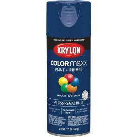 Krylon 12-Krylon ColorMaxx 12 Oz. Gloss Spray Paint, Regal Blue Model: K05535007