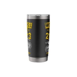 Motocross Dirt Bike Motorcycle Racing Distressed Design Stainless Steel Insulated Tumbler