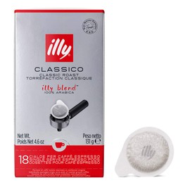 Illy Blend Pods Individually Wrapped Medium Roast (Classico) 18P Pod Capsules