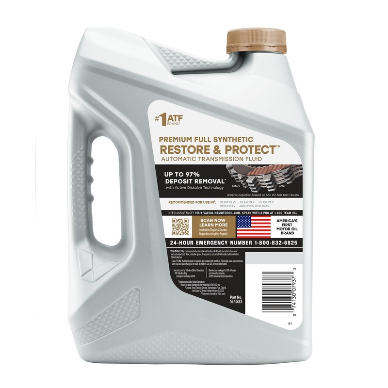 Valvoline Restore & Protect Full Synthetic Automatic Transmission Fluid ATF