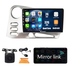 Kunfine Car Android Navigation Stereo GPS Radio Reverse Camera Display 9" IPS Touchscreen Headunit Tablet Pad Media Player for Toyota Corolla Matrix 2003-2008, if Applicable Quad Core 2G+32G