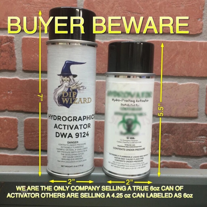 Dip Ape hydrographic film / activator Digital Tree Bark Dark