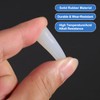 PATIKIL Tapered Shaped Solid Silicon Stopper, 3/8" Tube Rubber Stoppers