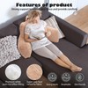 xffzroom Reading Pillow for Sitting in Bed Adult, Standard Reading