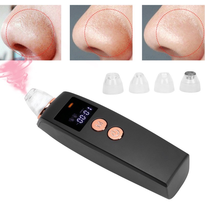Visual Electric Blackhead Removal Machine Adjustable Vacuum Suction Face Pore